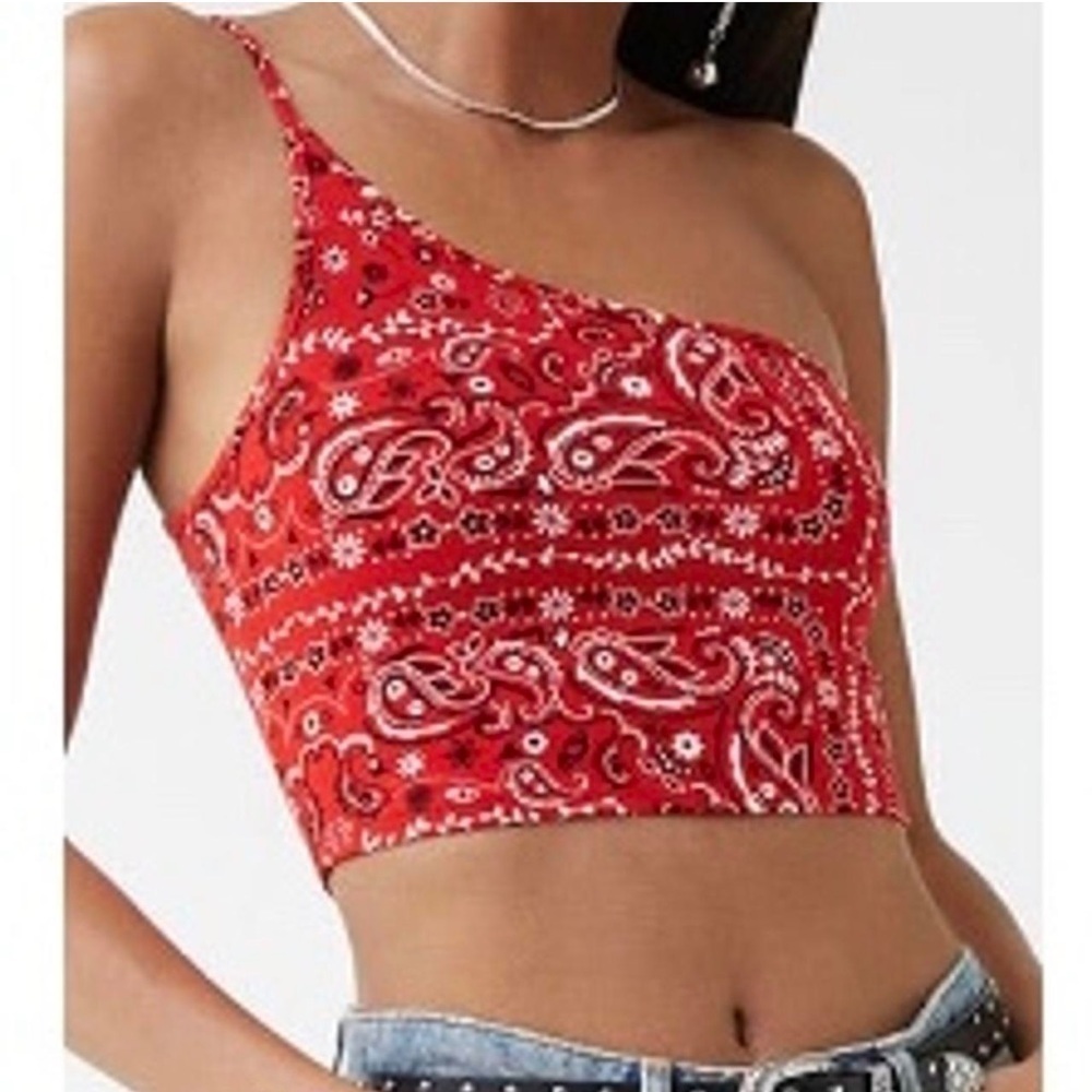 Paisley Bandana crop top​​​​​​​